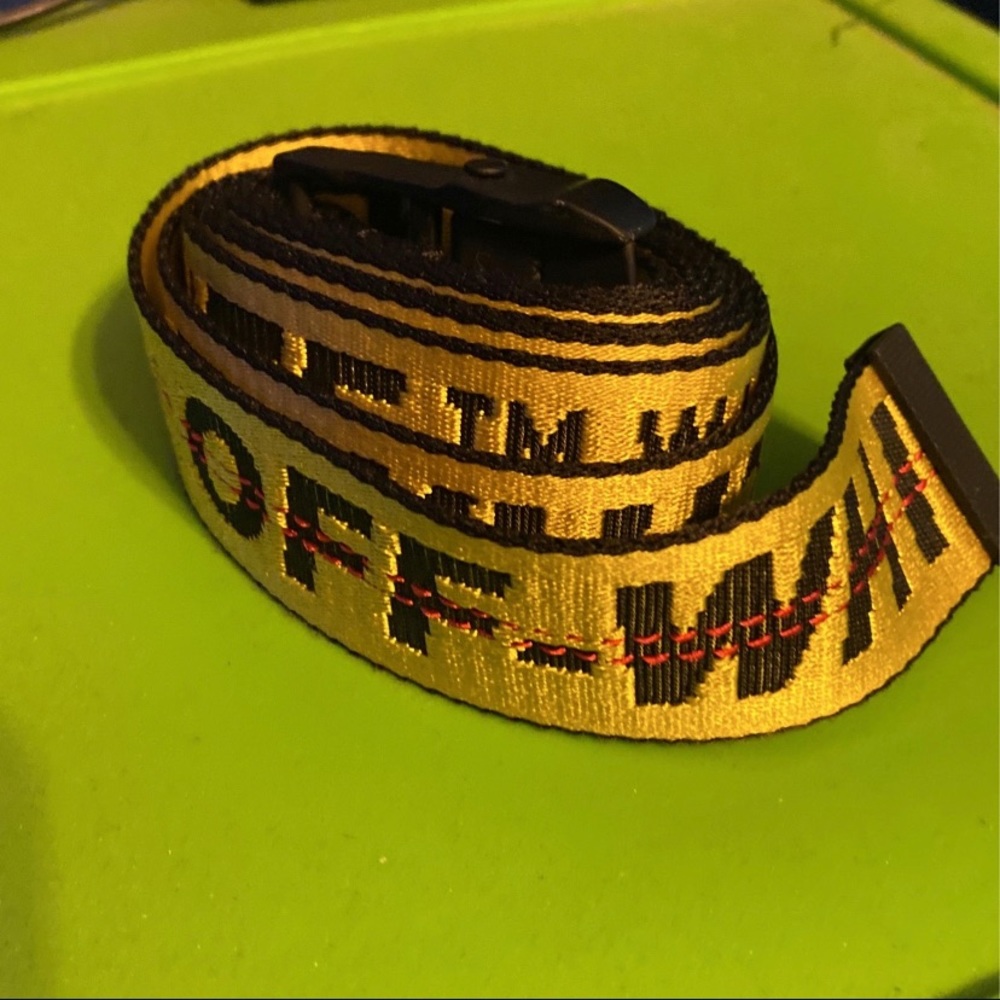 Off White Industrial Belt